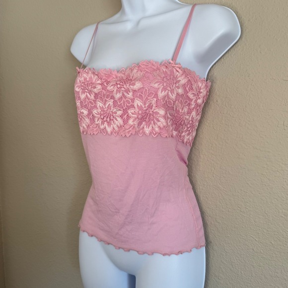 Y2K Moda International Small Cami Bow Lace Babydoll Coquette Dainty Soft Girl - Picture 1 of 8